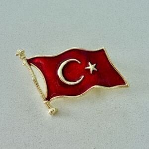 Türk Bayrağı Broş