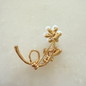 Tek Dal Papatya Broş