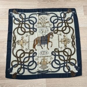 Laci Krem Marka Model Pamuklu Şal 90*90cm