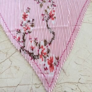 Pembe Lale Fular Kombin (70*70cm)