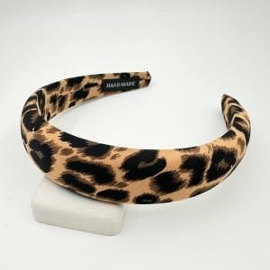 Kahverengi Leopar Desenli Taç