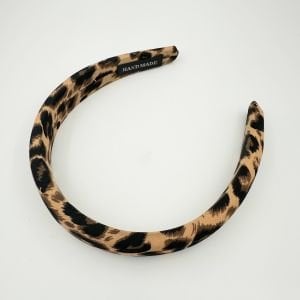 Kahverengi Leopar Desenli Taç