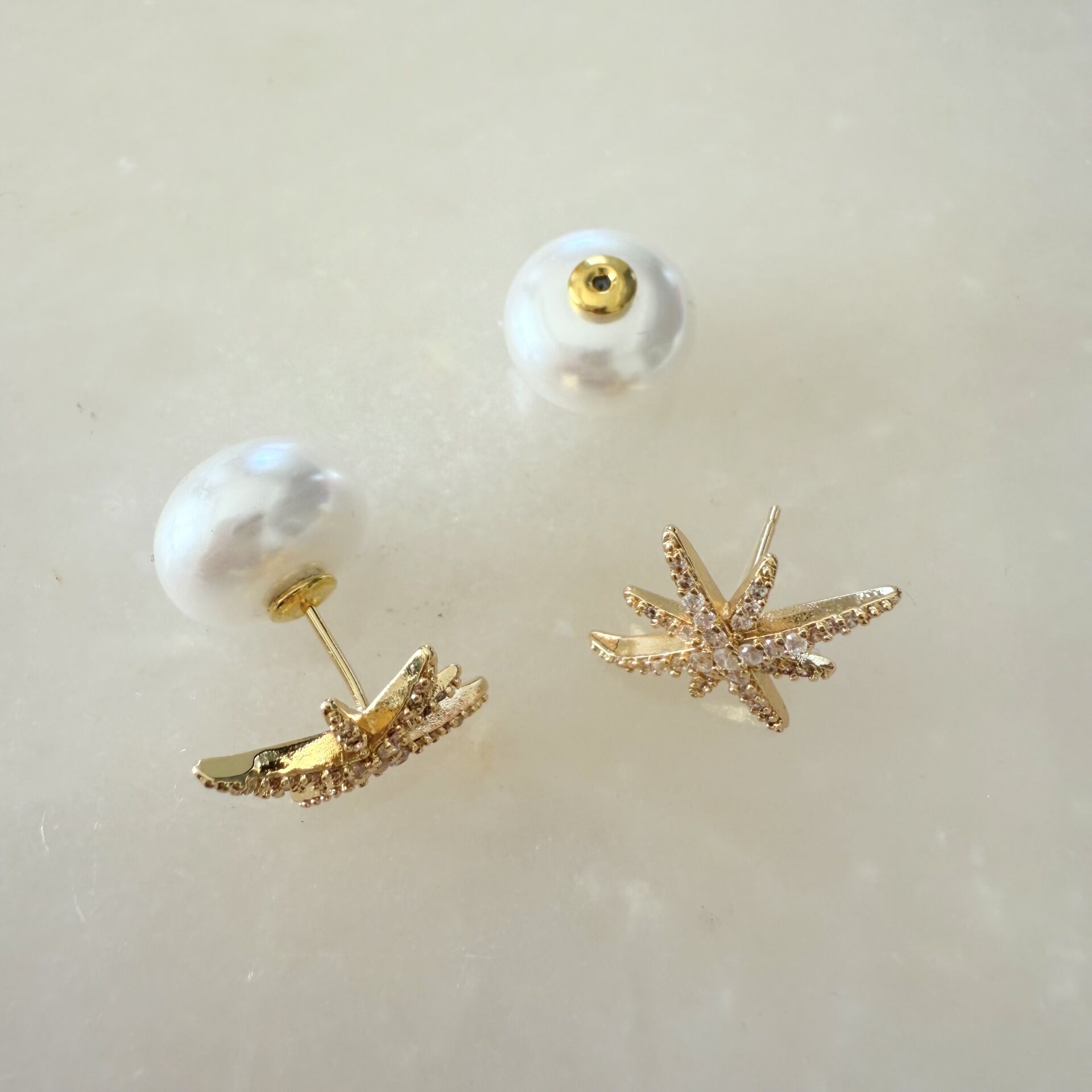 Özel Seri Tasarım Kuzey Yıldızı Küpe