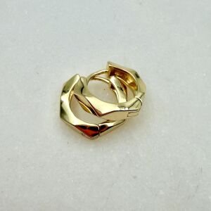 Özel Seri Prizma Halka Küpe 1.5cm