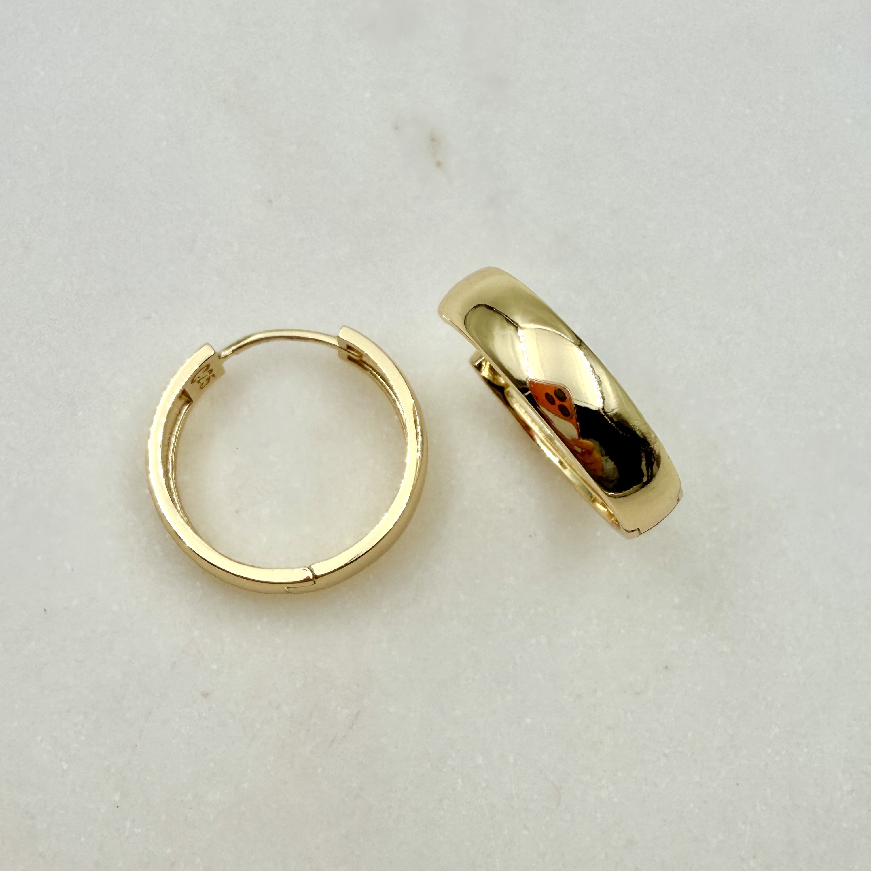 Özel Seri Geniş Basic Halka Küpe 2,5cm