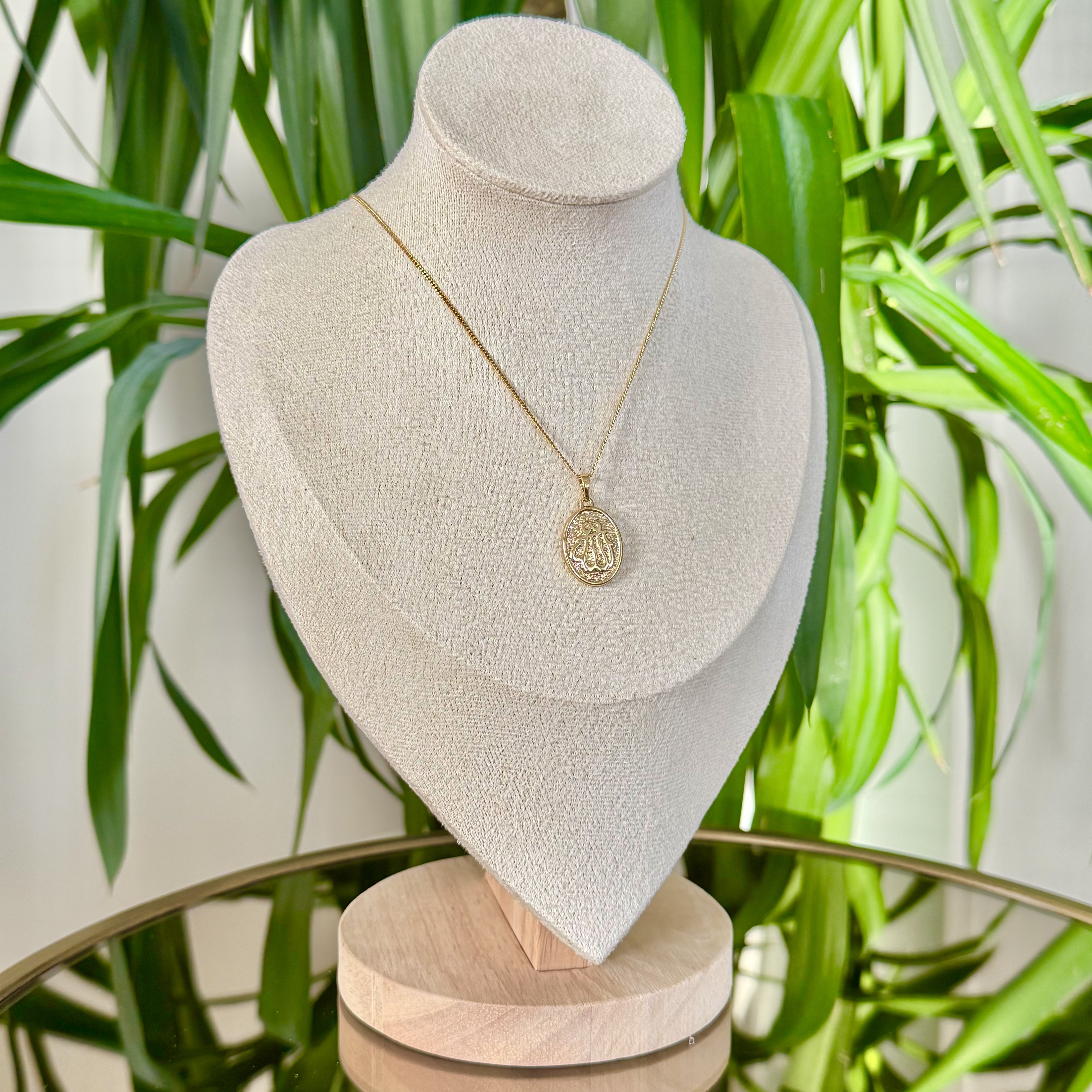 Özel Seri Allah Plaka Kolye