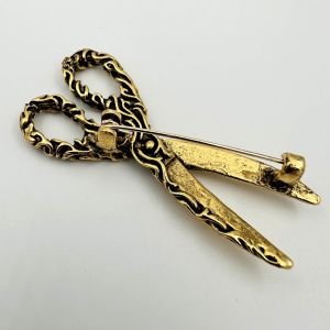 Vintage Makas Broş