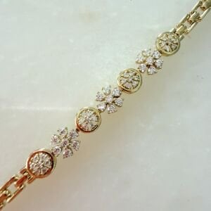 Özel Seri Taşlı Çiçekli Bileklik