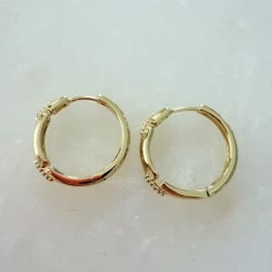 Özel Seri Mini Taşlı Halka Küpe