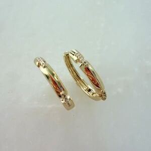 Özel Seri Mini Taşlı Halka Küpe