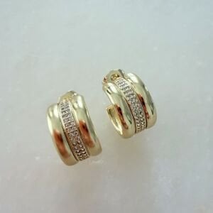 Özel Seri Kenarları Mat Halka Küpe