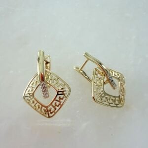 Özel Seri Kare Kesim Küpe