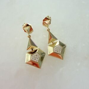 Özel Seri Üçgen Kesim Küpe