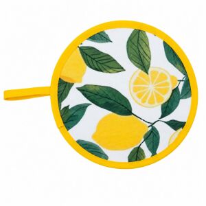 Limon Desenli Katlanabilir Yelpaze