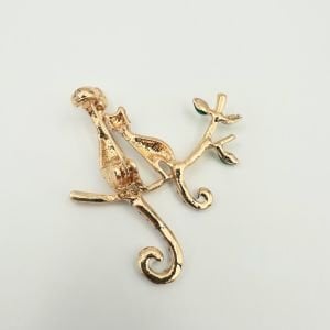 Mineli Lemur Ailesi Broş