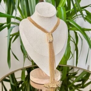 Çoklu Zincirli Kravat Model Kolye