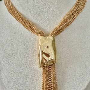 Çoklu Zincirli Kravat Model Kolye