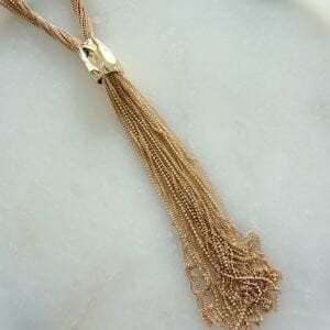 Çoklu Zincirli Kravat Model Kolye