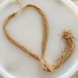 Çoklu Zincirli Kravat Model Kolye