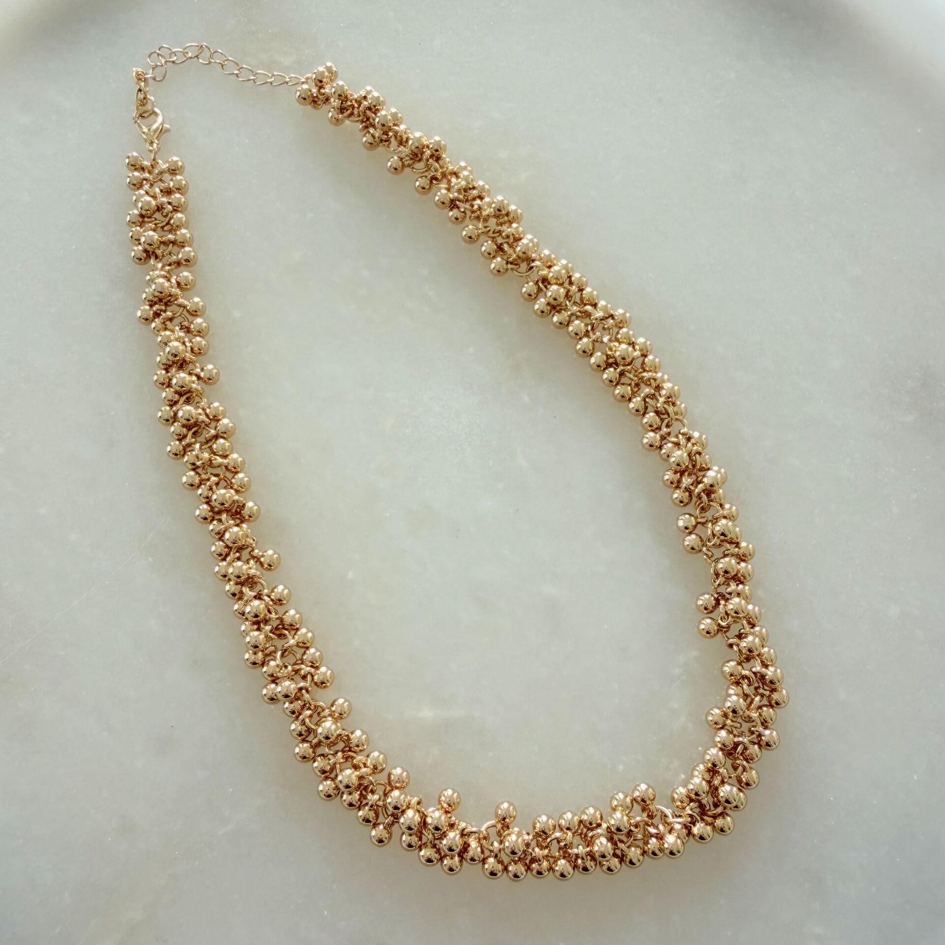 Altın Kaplama Topçuk Kolye