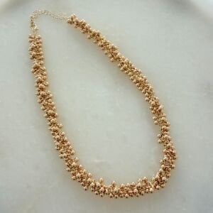 Altın Kaplama Topçuk Kolye