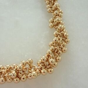 Altın Kaplama Topçuk Kolye