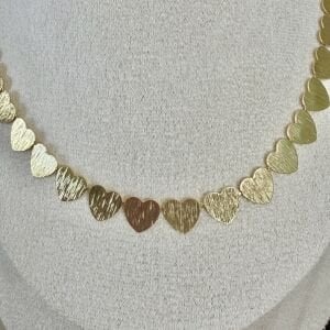 Altın Kaplama Kalp Form Kolye