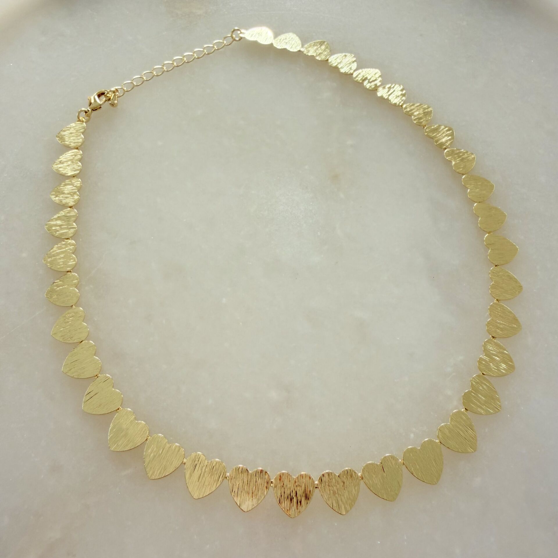 Altın Kaplama Kalp Form Kolye