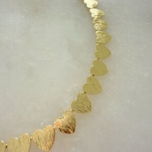 Altın Kaplama Kalp Form Kolye