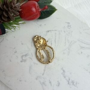 Taşlı Kardan Adam Yeniyıl Broş