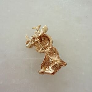 Taşlı Yavru Geyik Broş