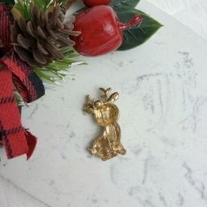 Taşlı Yavru Geyik Broş