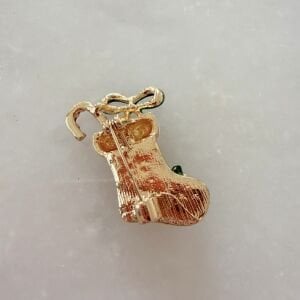 Yeşil Boncuklu Yeniyıl Çorabı