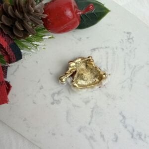 Kırmızı Boncuklu Yeniyıl Şapkası Broş