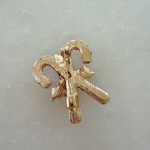 Kırmızı Boncuklu Kokinalı 2’li Şeker Broş