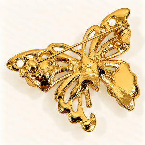 Gold Kelebek Broş