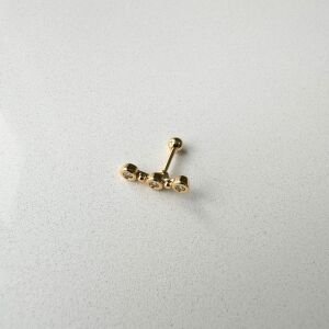 3 Sıra Taşlı Tragus Küpe