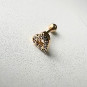 Kalp Tragus küpe
