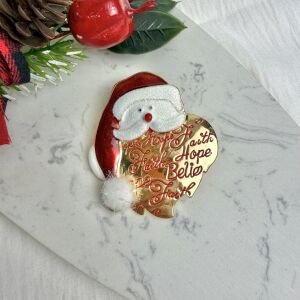 Noel Baba Yeniyıl Broş