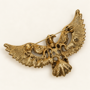 Taşlı Kartal Broş
