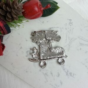 Merry Christmas Paten Broş