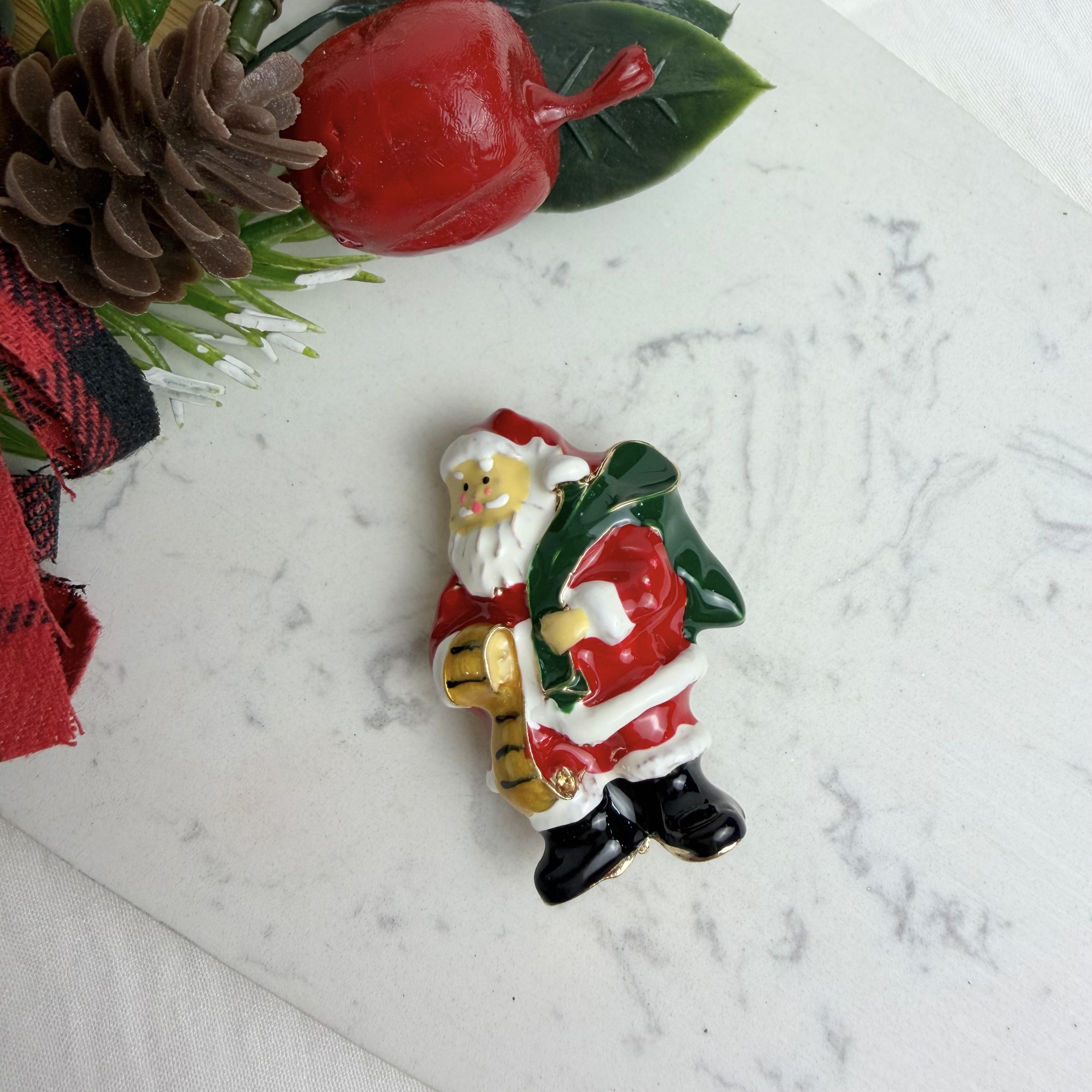 Noel Baba Yeniyıl  Broş