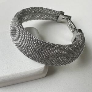Çelik Hasır Bileklik -silver-