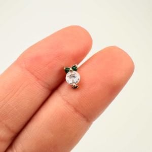 Özel Seri Taşlı Baykuş Tragus Küpe