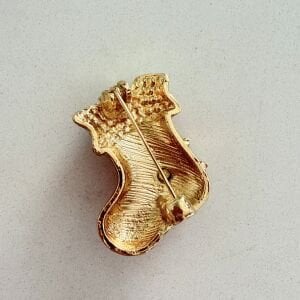 Yeniyıl Kırmızı Çorap Broş