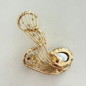 Bal Köpüğü Taşlı Broş