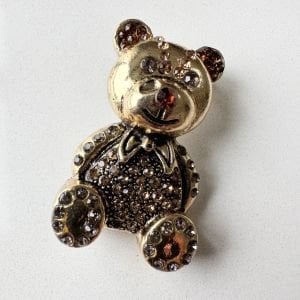 Taşlı Ayıcık Broş