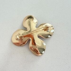 Pembe Sedefli Çiçek Broş