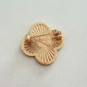 Gold Yonca Broş