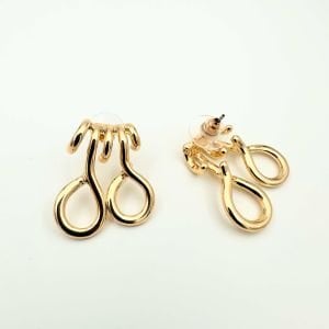 Gold Marka Model Kıvrımlı Küpe